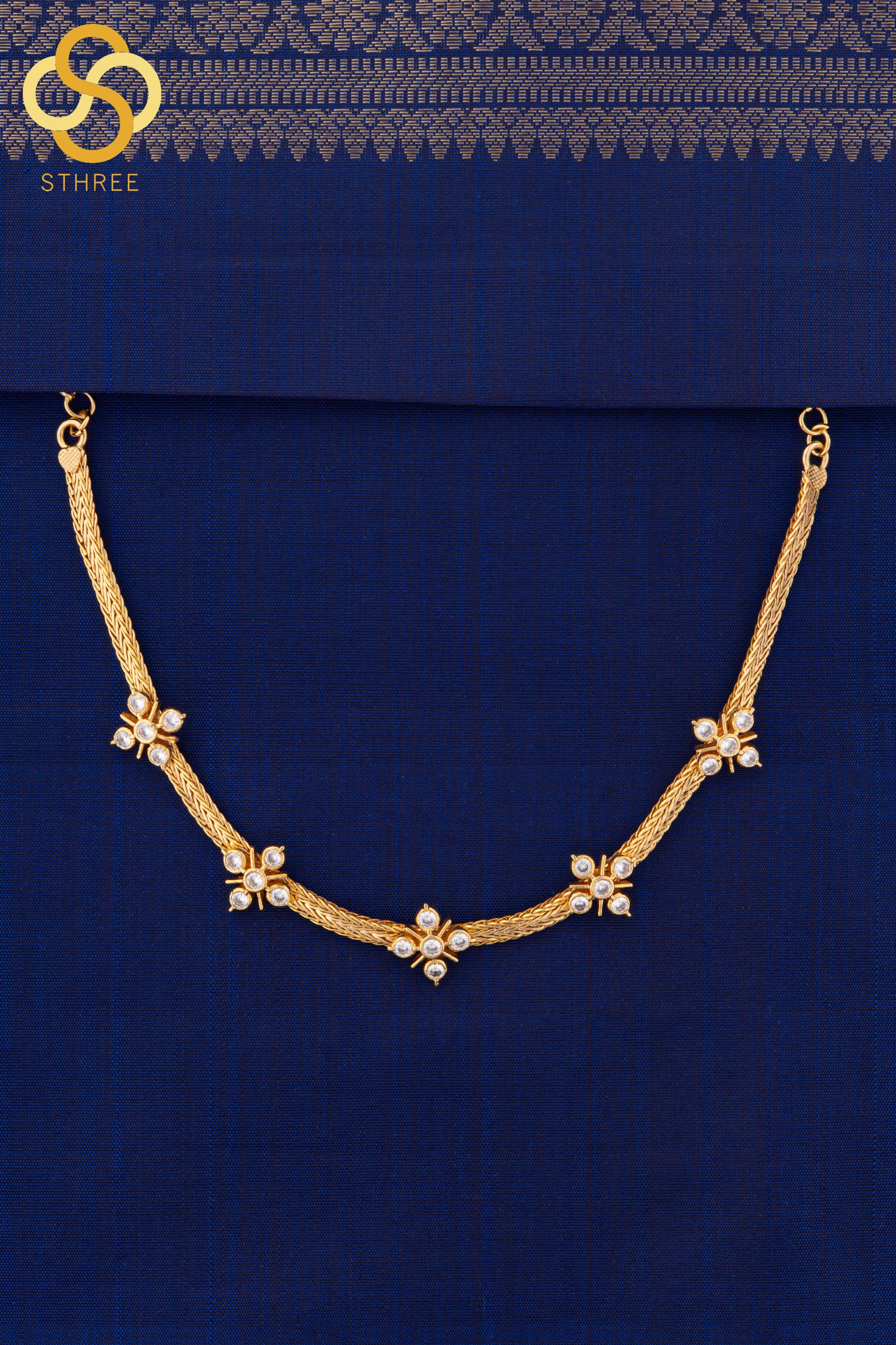 Aympon Five Stone Diamond Choker