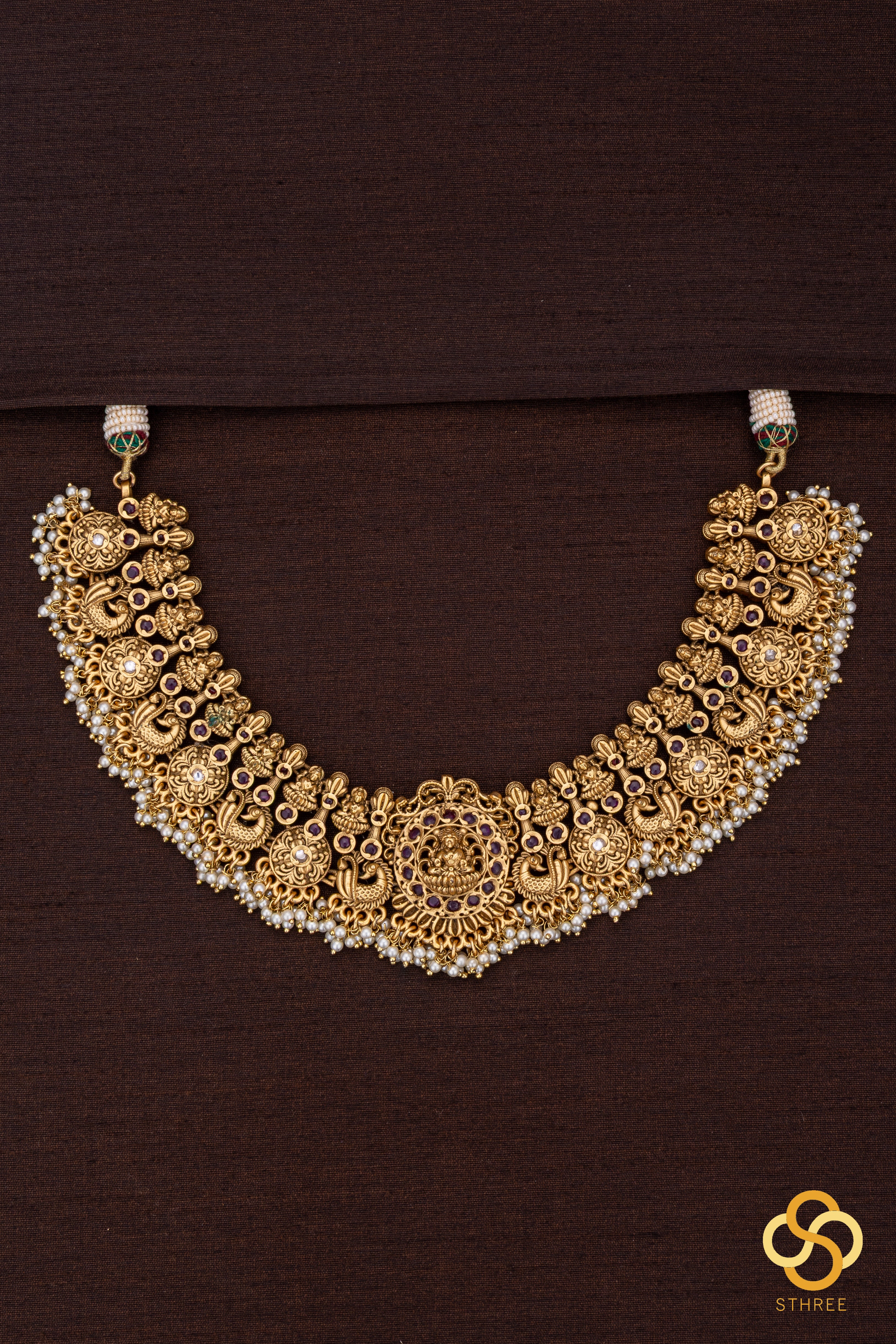 Lakshmi Nagas Pendant Necklace set
