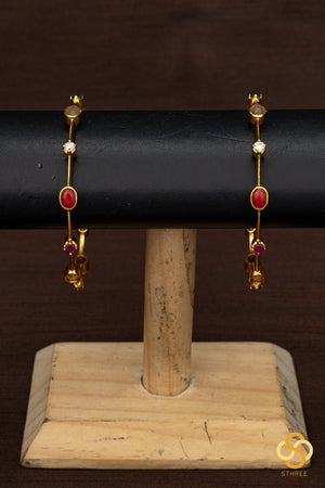 Navarathna  bangle  - Set of 2
