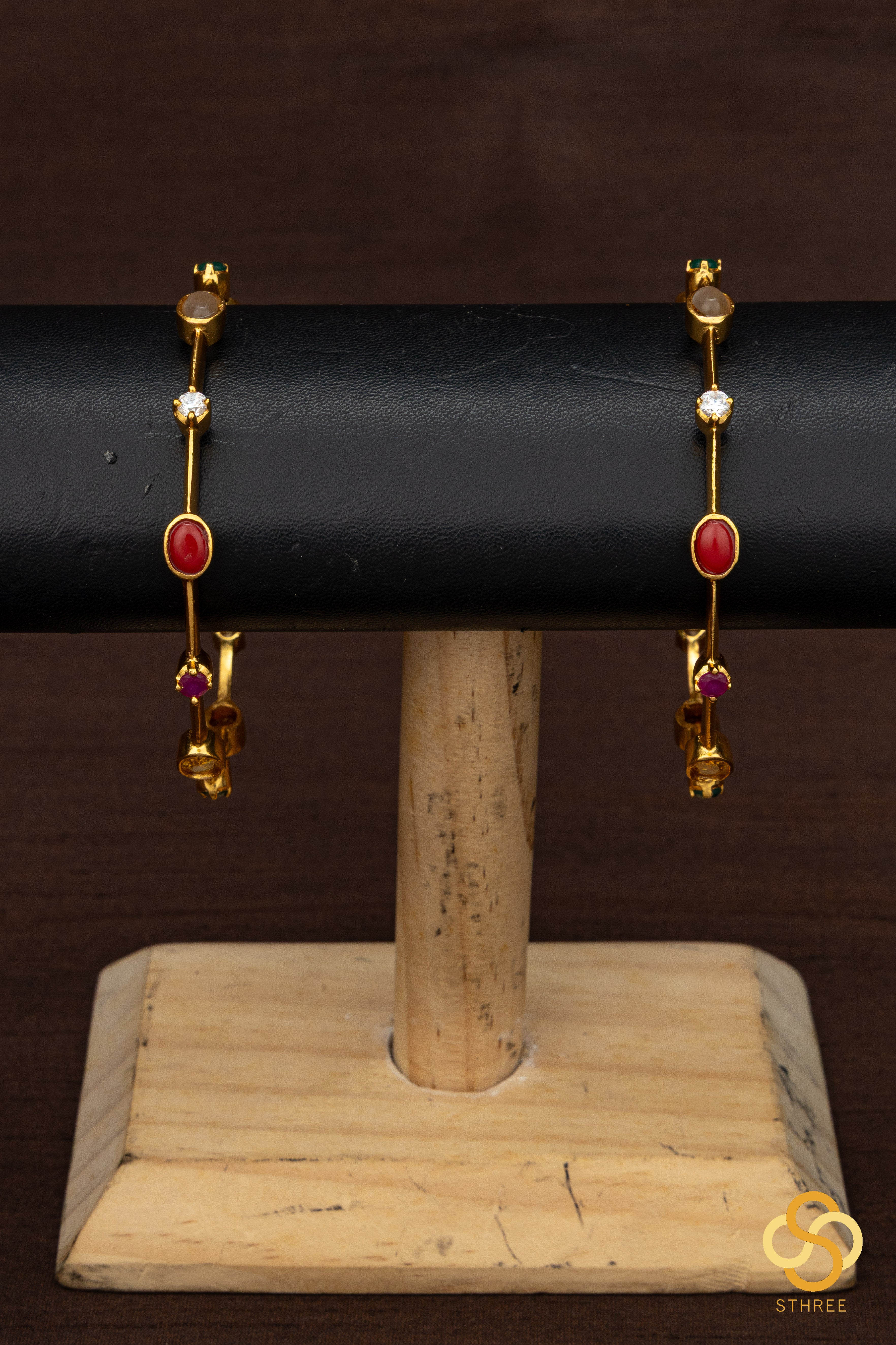 Navarathna  bangle  - Set of 2