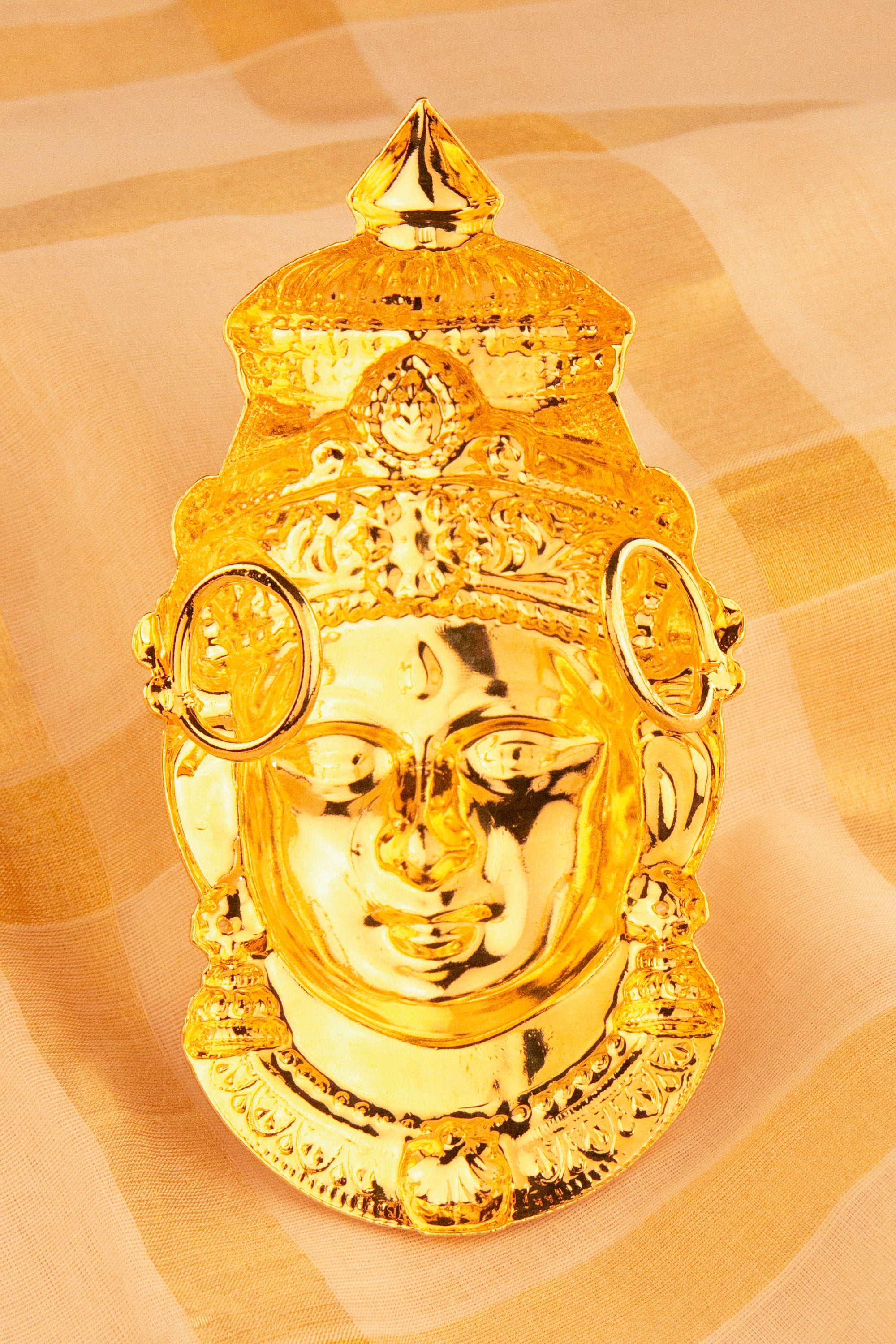 Varalakshmi Mugham (Small) - (with turmeric on forehead)