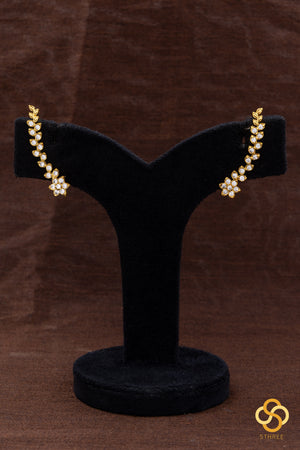 Aympon Ear Cuff - All white