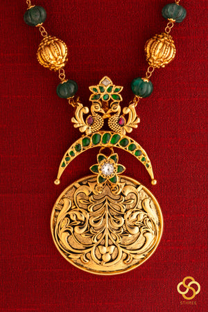 Fusion necklace - Emerald Green