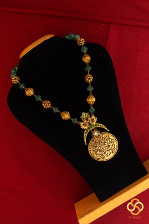 Fusion necklace - Emerald Green