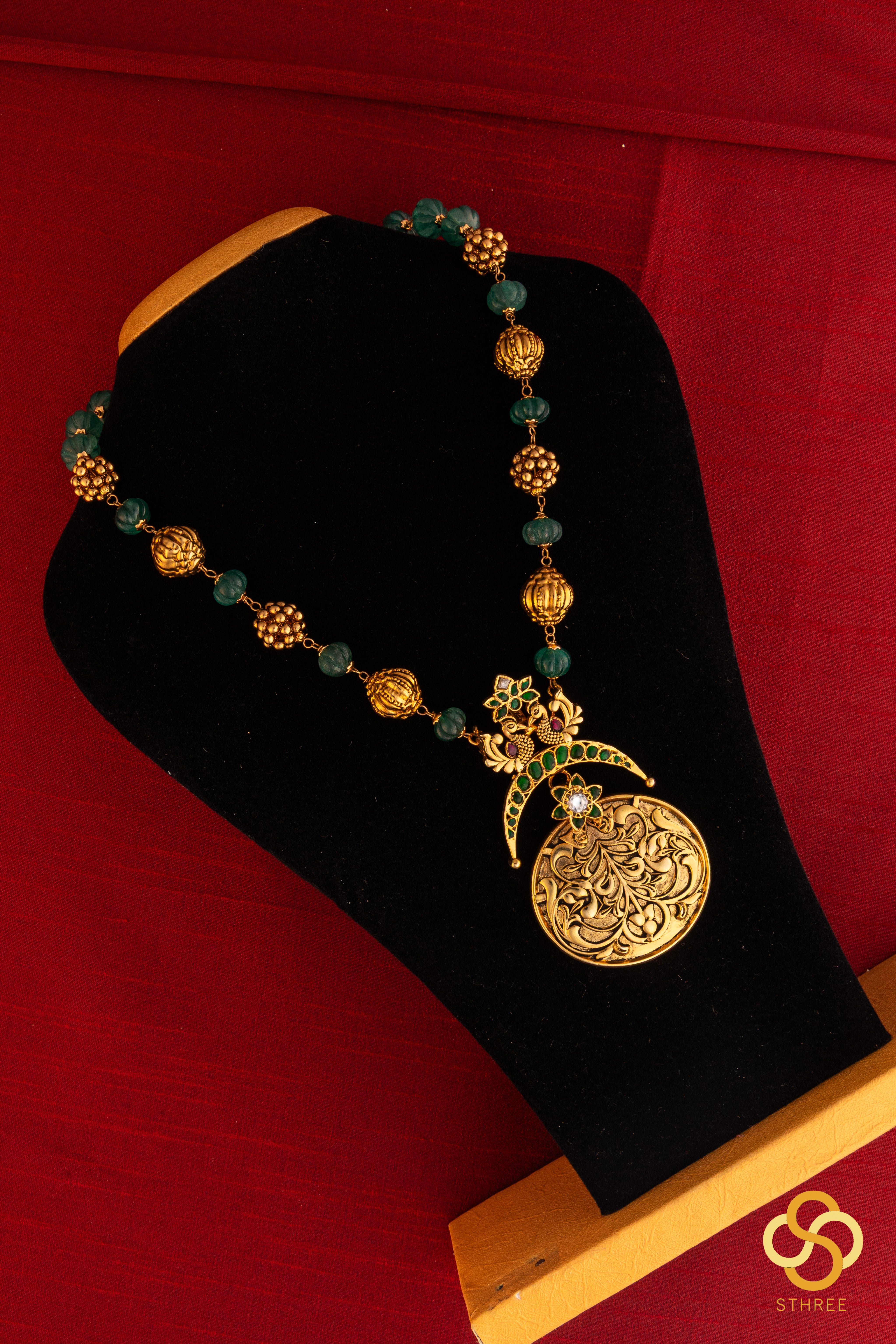 Fusion necklace - Emerald Green