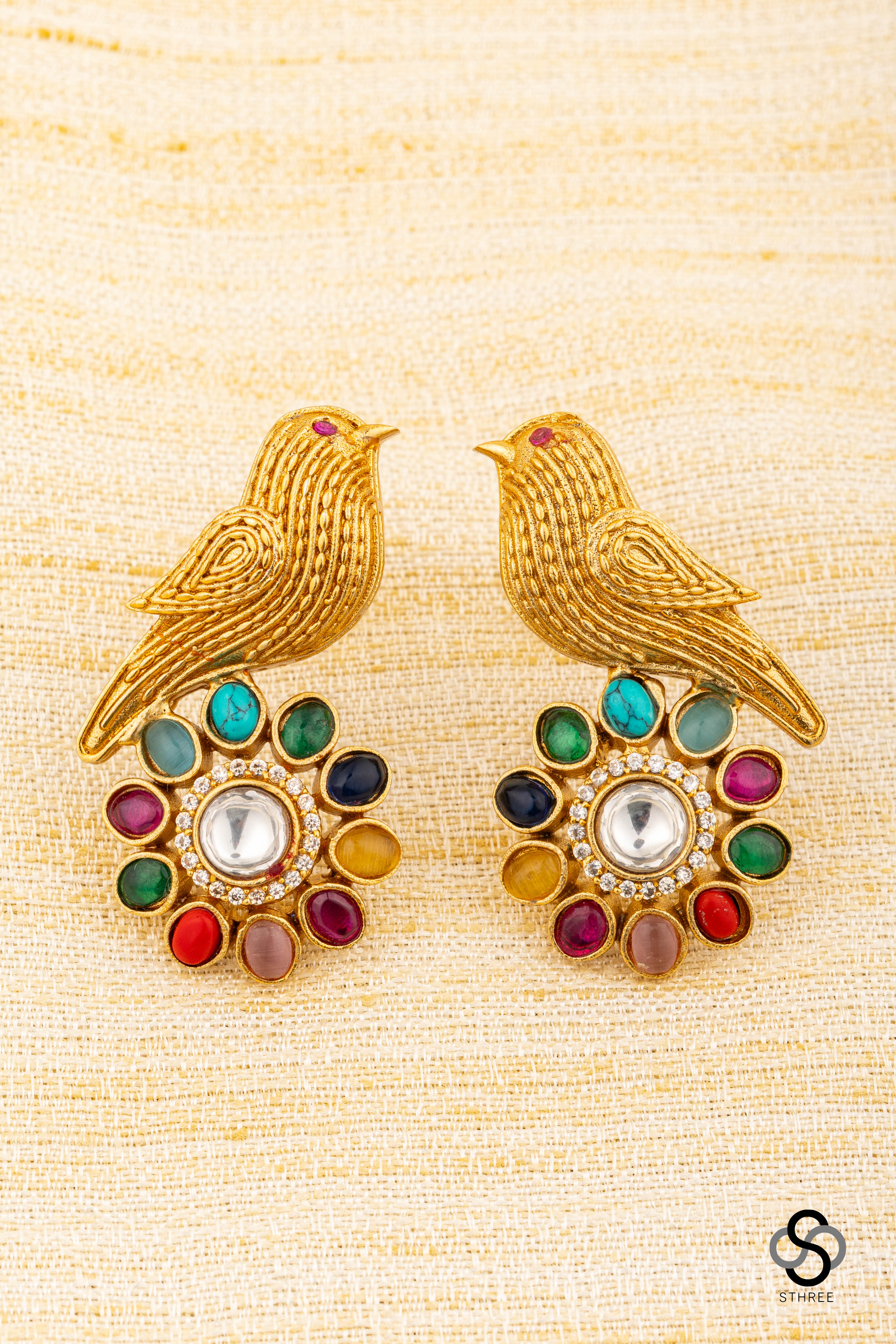 Sparrow earring - Navarathna