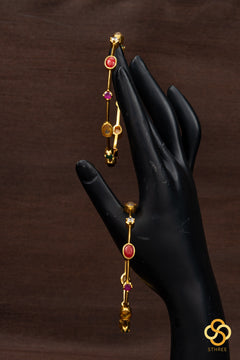 Navarathna  bangle  - Set of 2