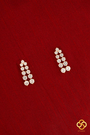 Solitaire Necklace Two Layer - Rose Gold Finish