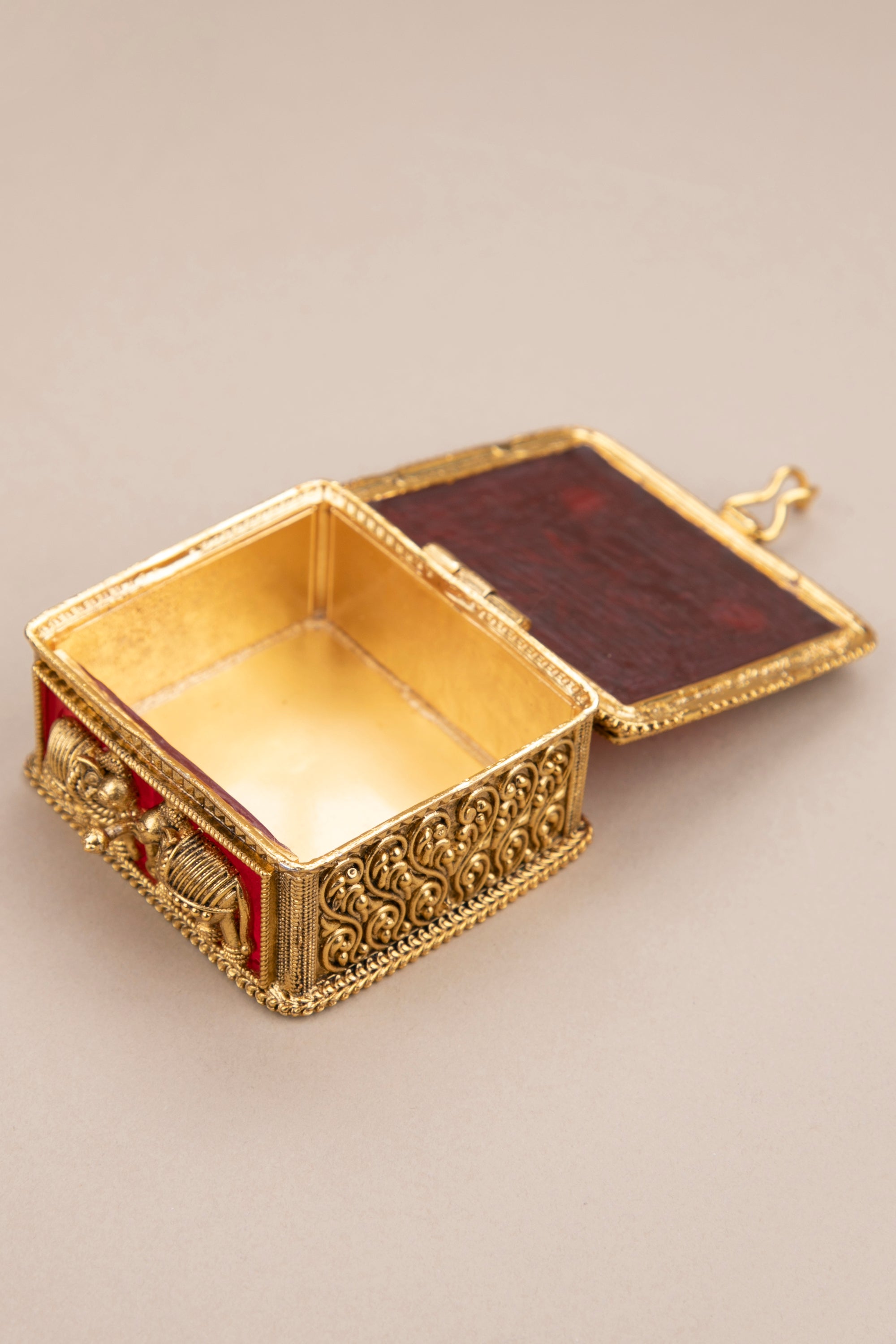 Kumkuma box - Brown