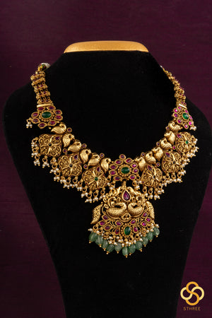 Antique Mayil Necklace set