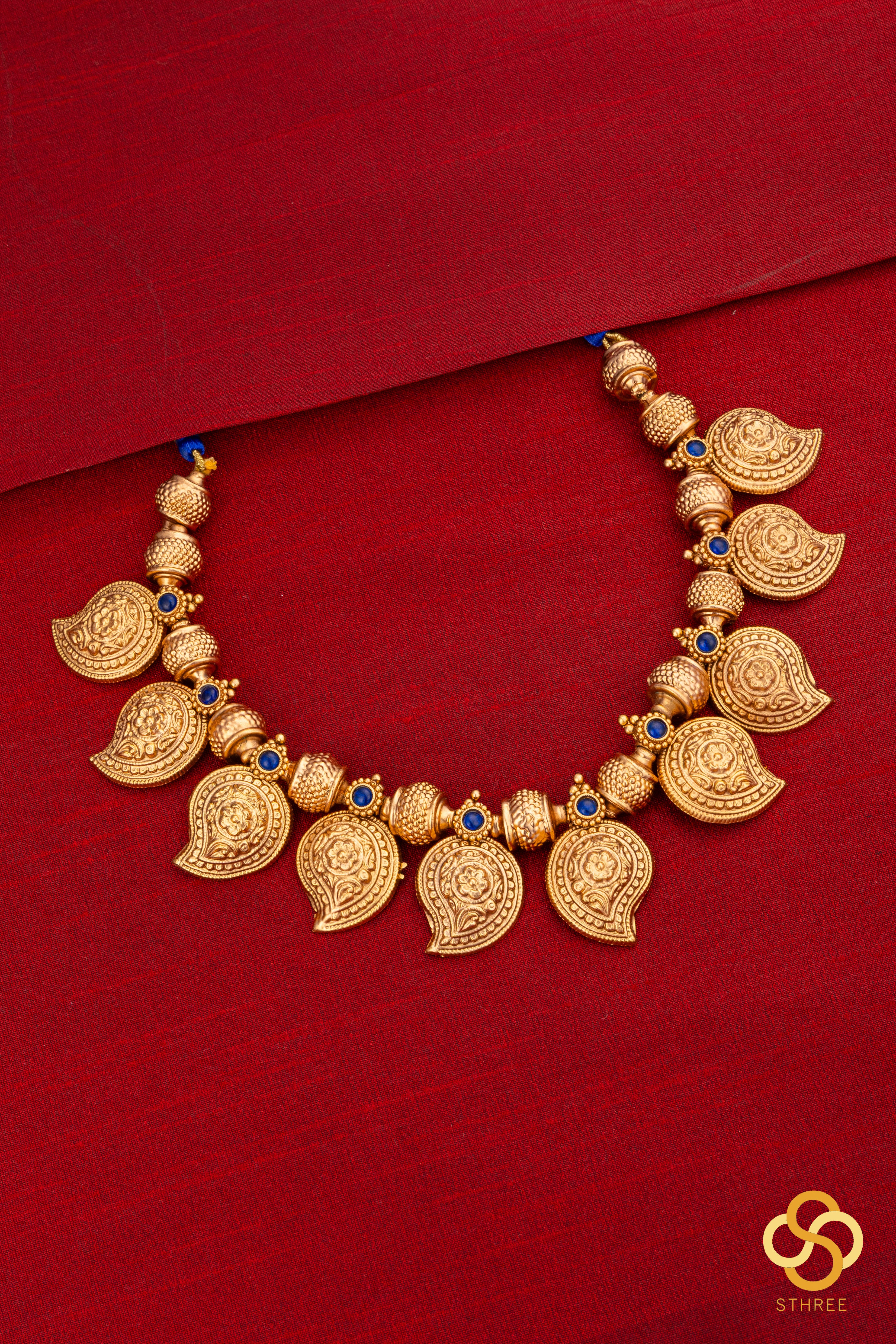 Manga malai - Gold and blue set