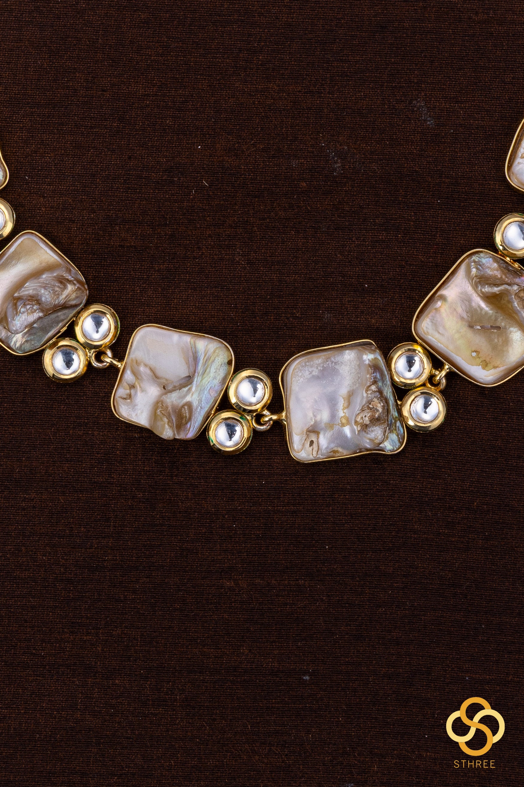 Jadau kundan necklace - Mother of pearl