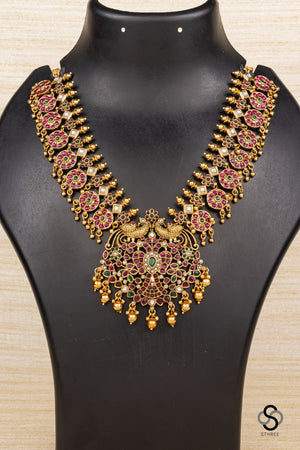 Gandaberunda pendant - Ruby Red