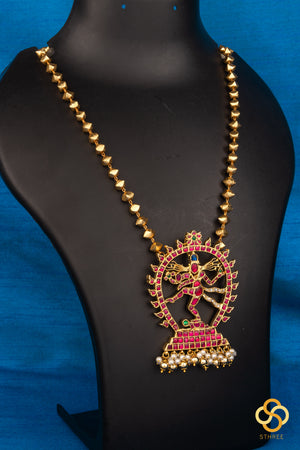 Natarajan (Big) Jadau kundan with gold balls