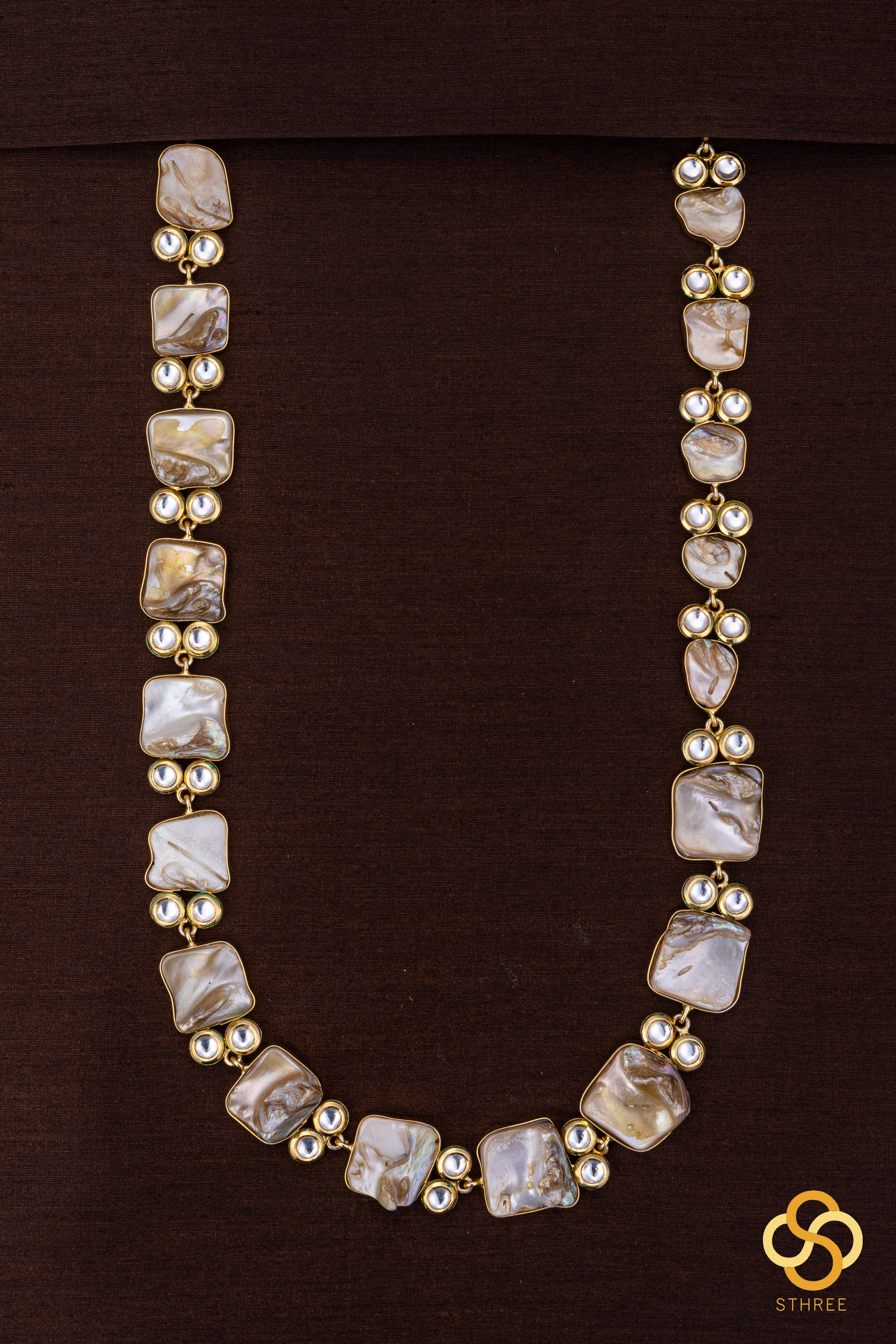 Jadau kundan necklace - Mother of pearl
