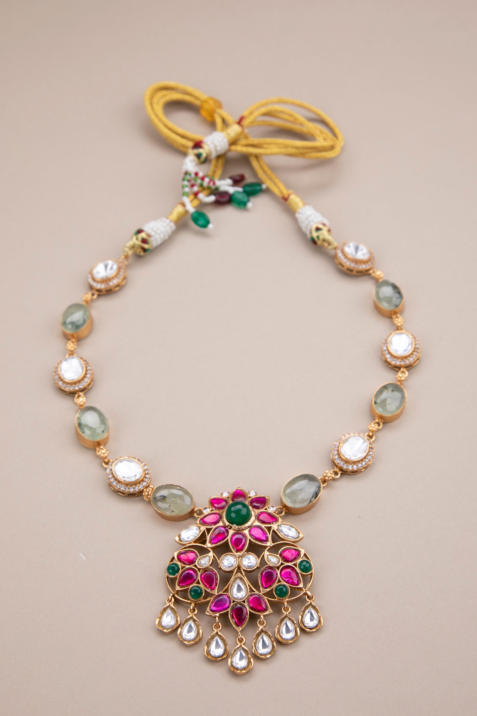 Jadau Kundan Necklace Set