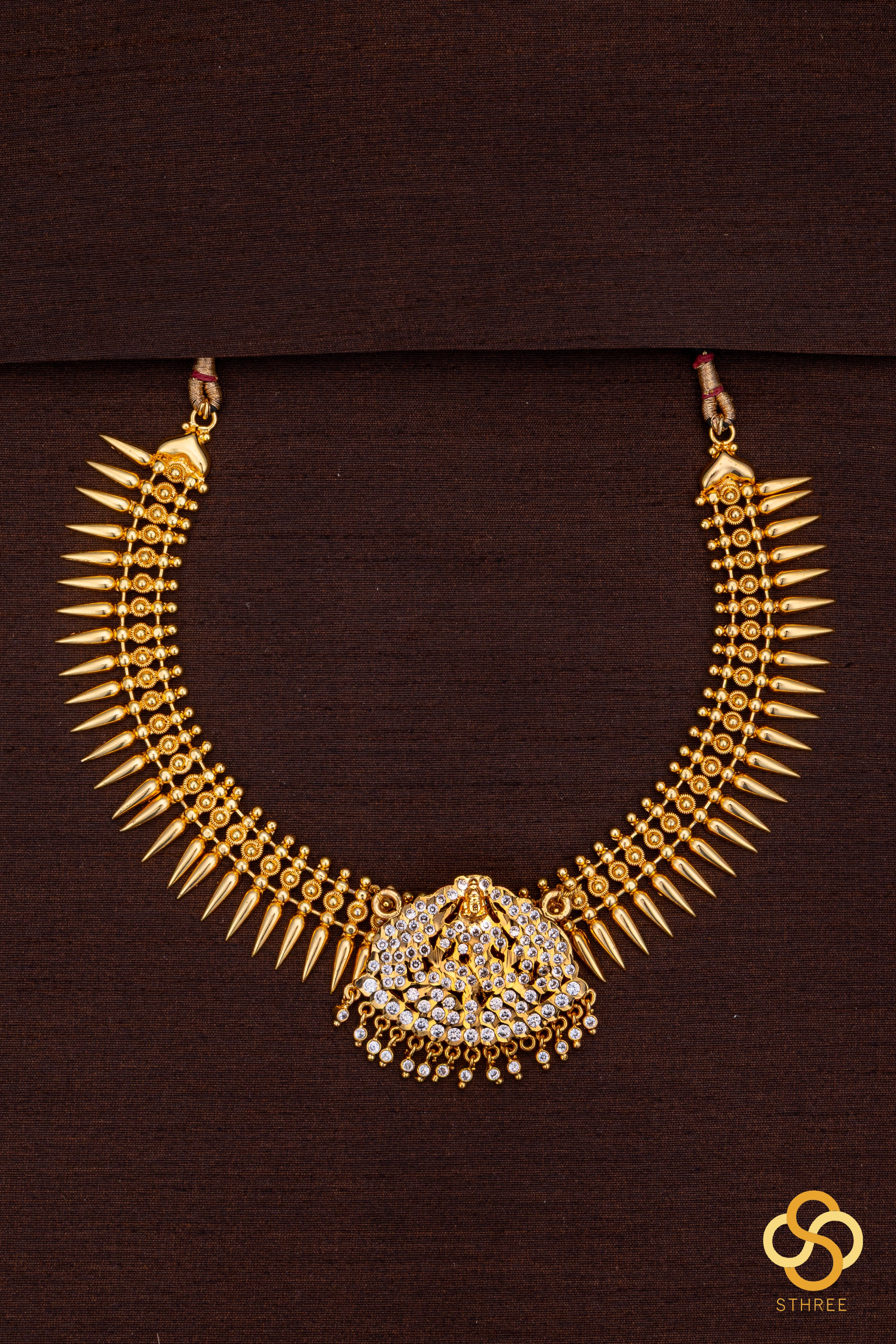 Mullai Malai with lakshmi pendant