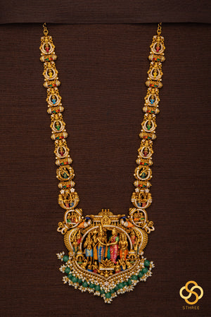 Srinivasa kalyanam pendant with Nakas work