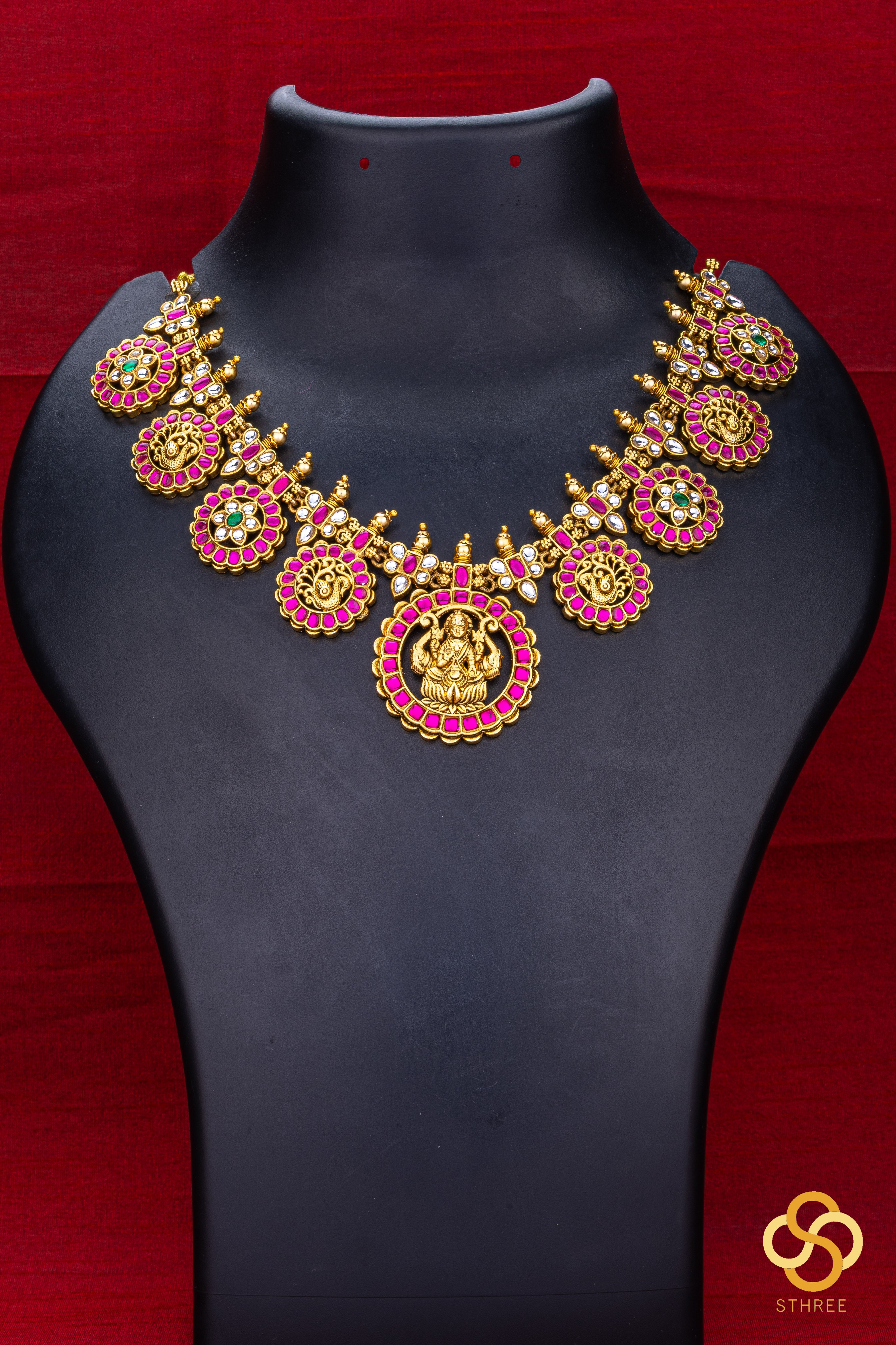 Lakshmi Bottumala set - Kemp red (small)