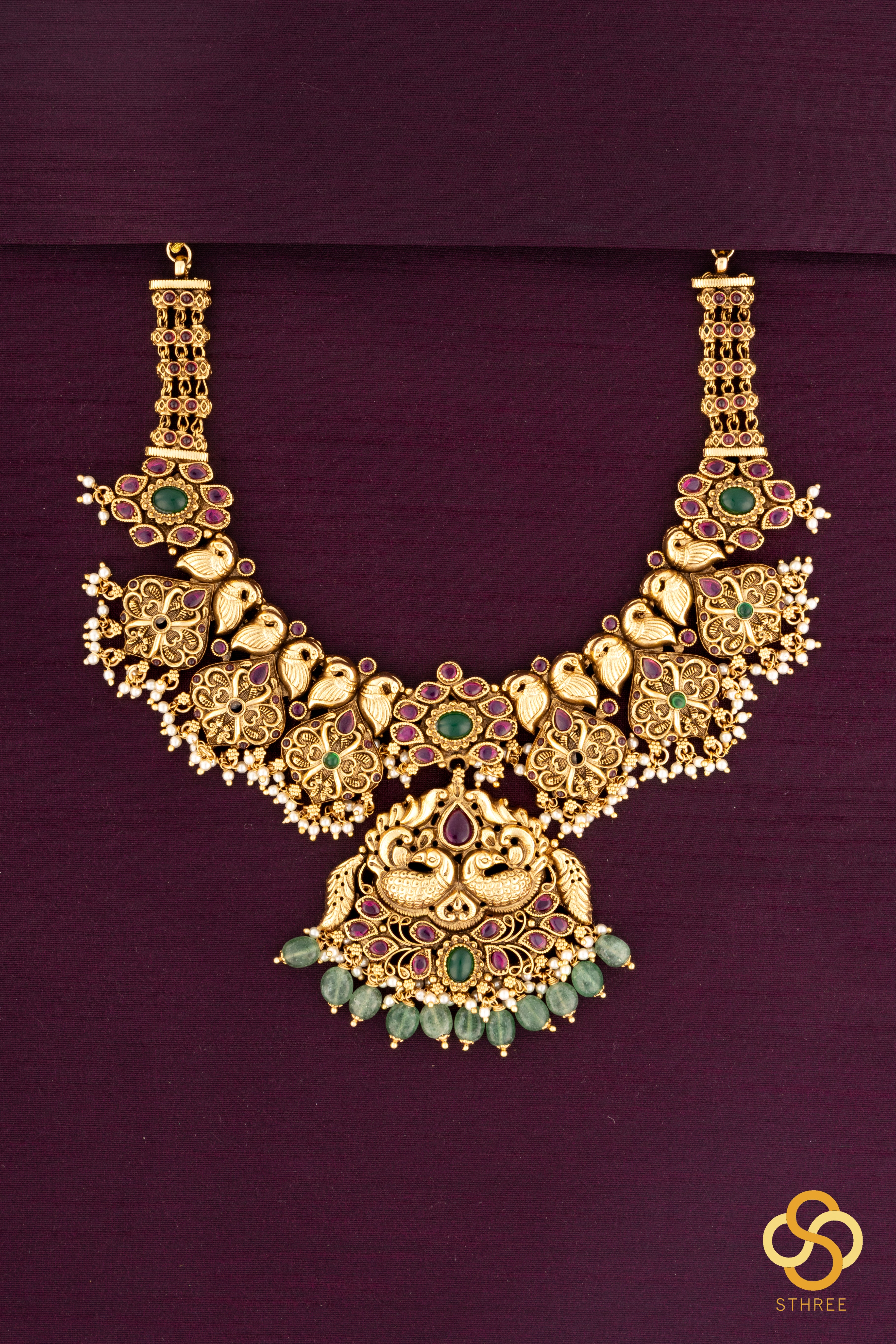 Antique Mayil Necklace set