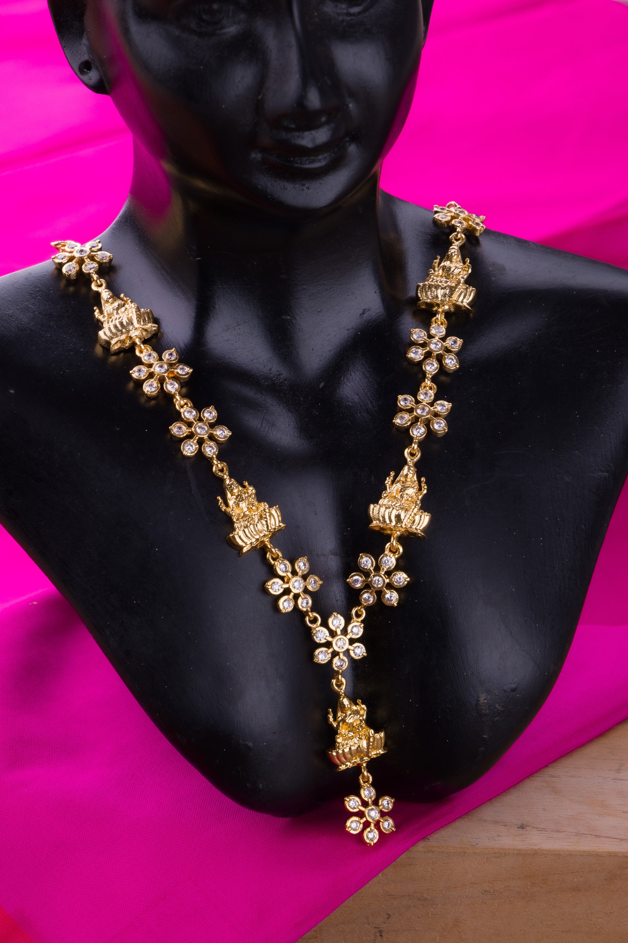Lakshmi Zircon necklace - Aympon - White