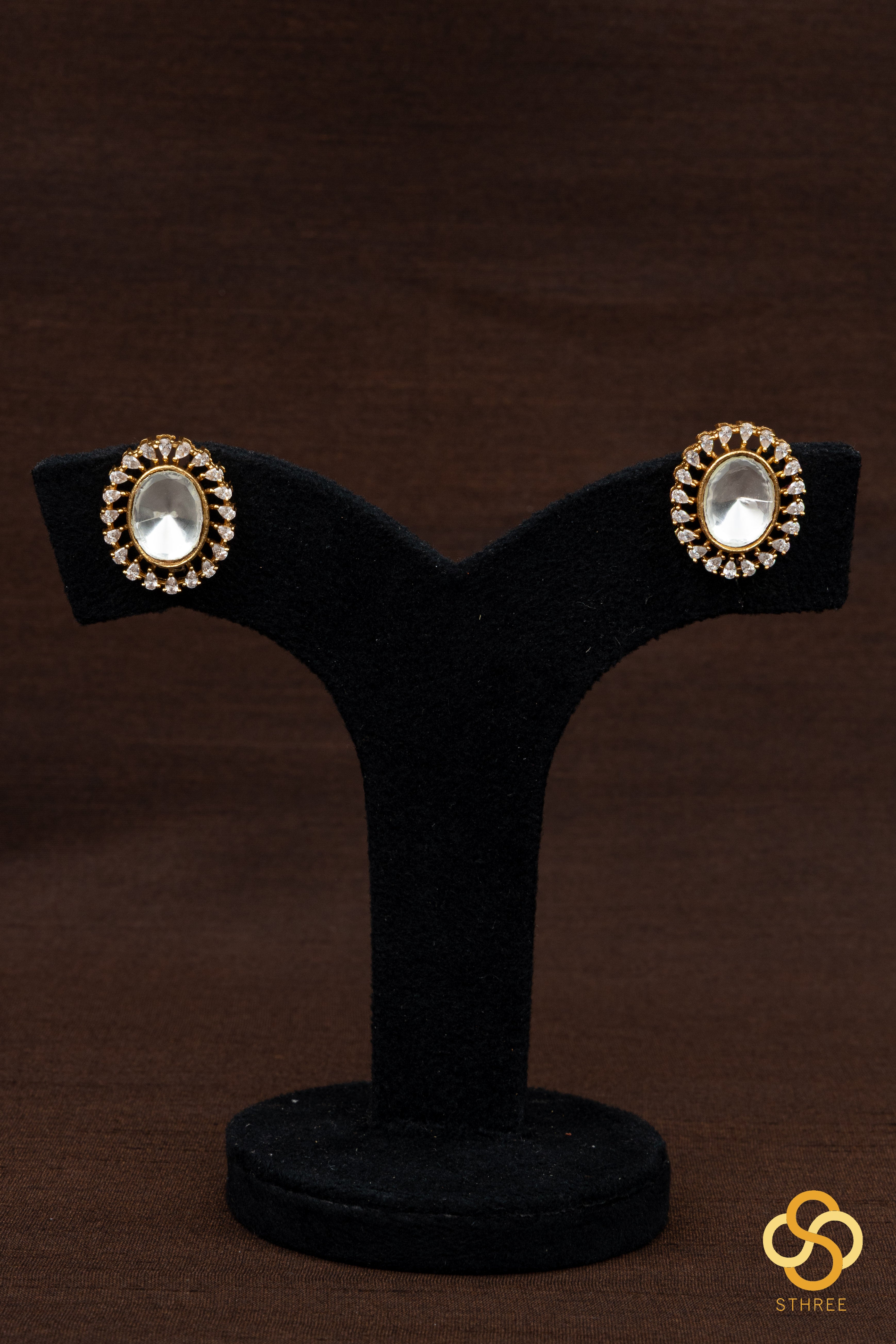 Hasli set - Kundan with chandbali pendent