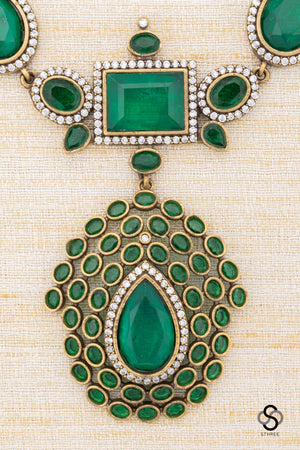 Jothika Haram - Emerald green
