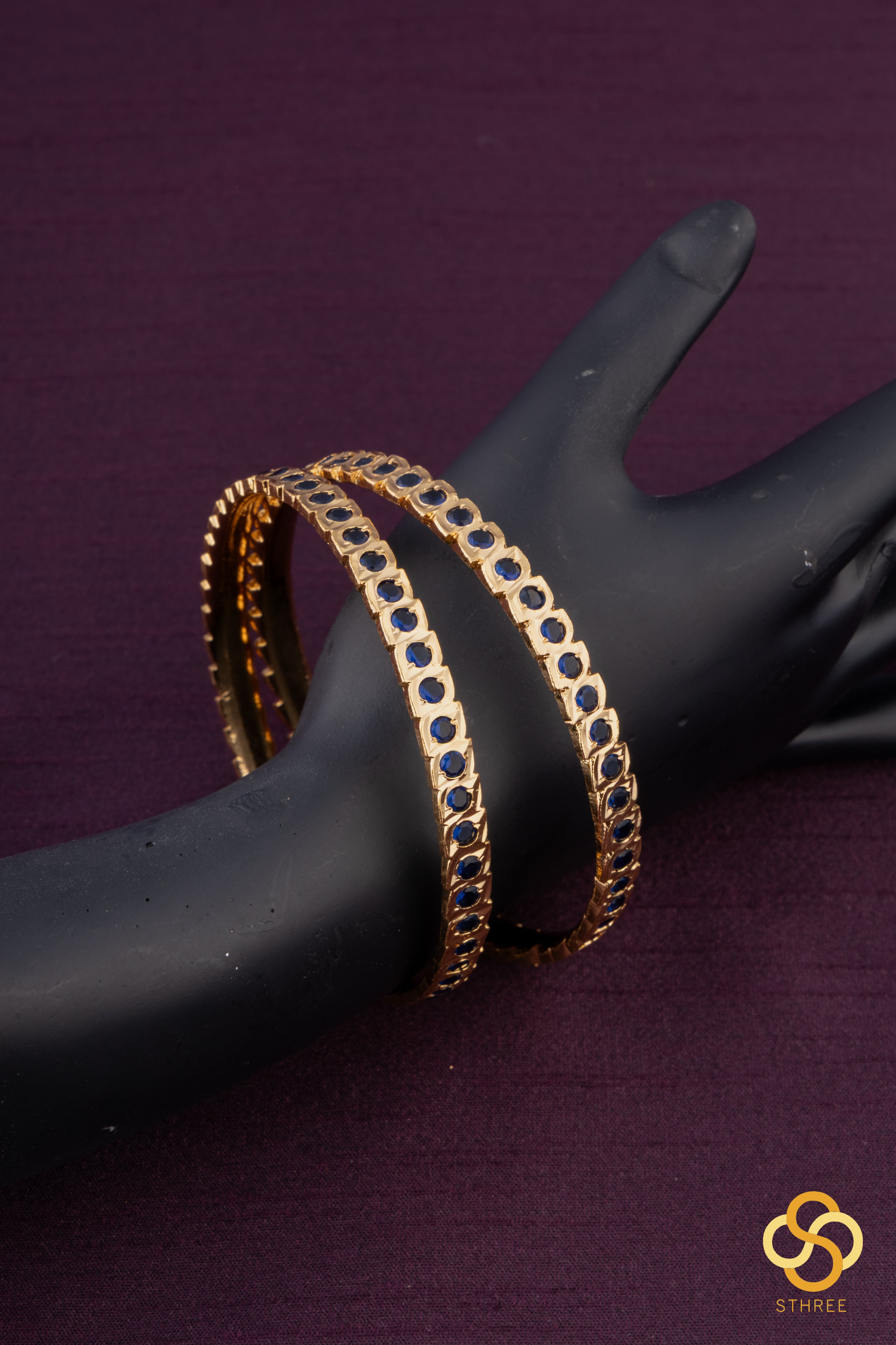 Aympon Bangles -  Sapphire Blue