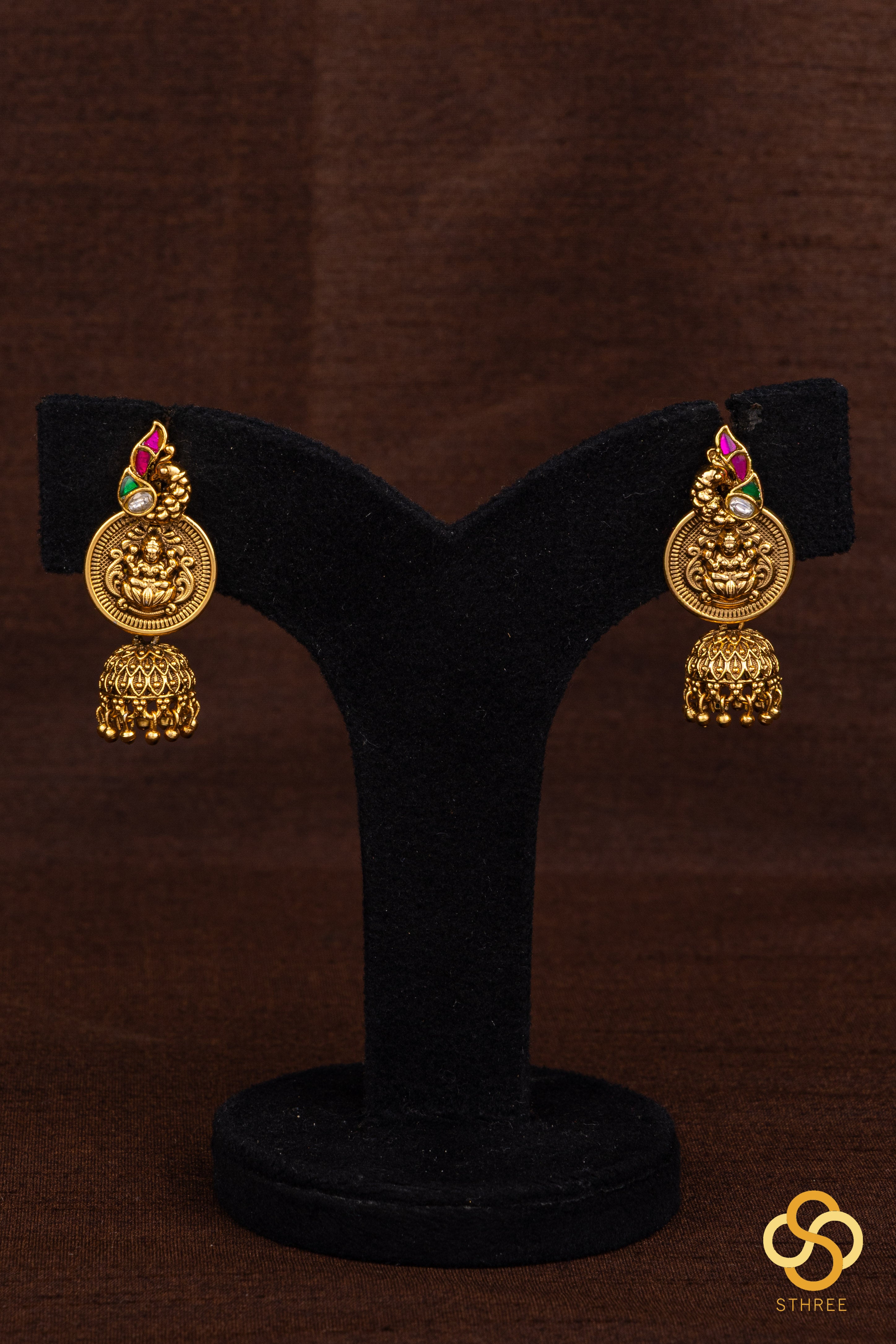 Lakshmi Kasumalai Necklace Set  [Short ]