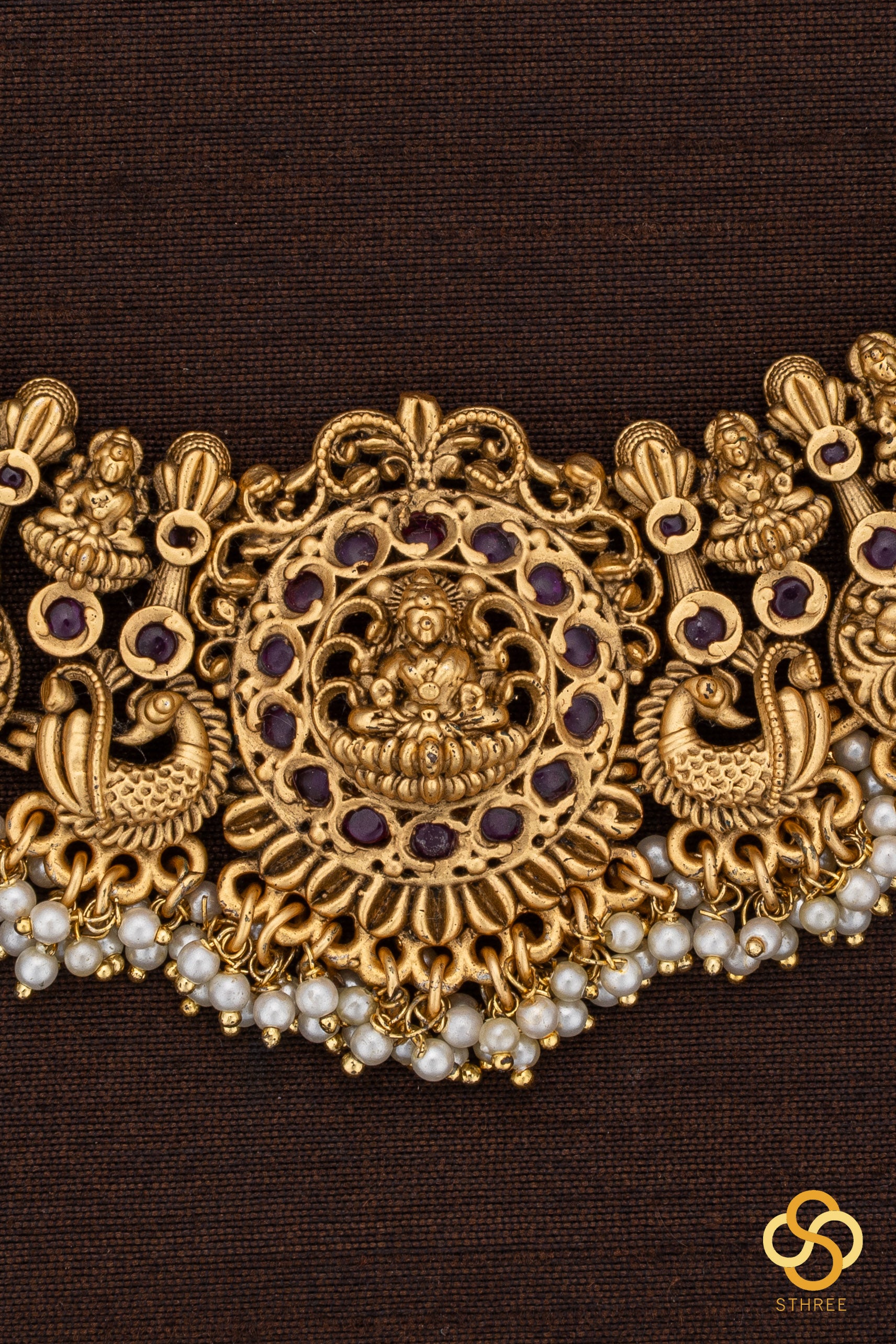 Lakshmi Nagas Pendant Necklace set