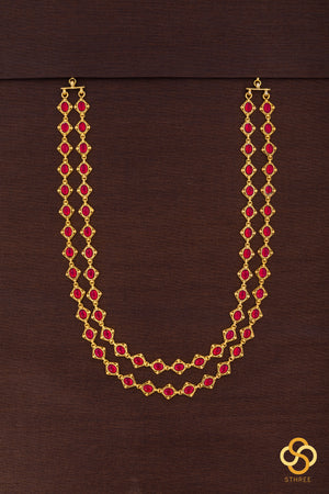 Nakshatra Rettai Saram - Kemp Red