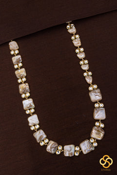 Jadau kundan necklace - Mother of pearl