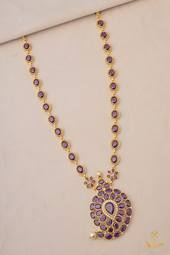 Amethyst colour Mango Neckpiece