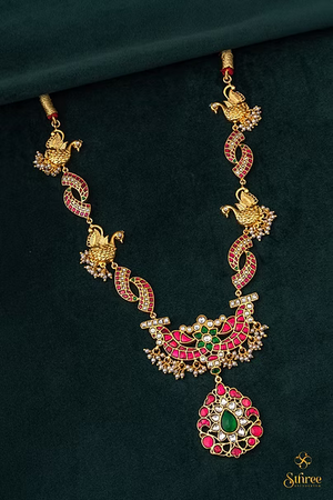 Annapakshi Haram - Ruby red