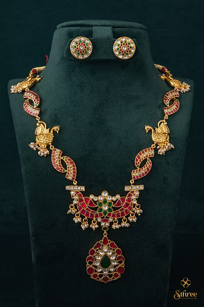 Annapakshi Haram - Ruby red