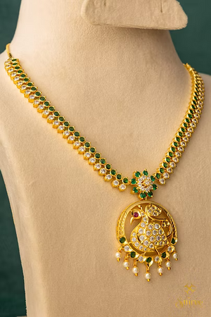 Annapakshi Necklace - Green