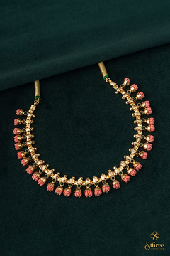 Carved Coral Necklace Set