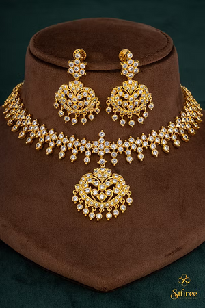 Diamond Pattern Addigai Set