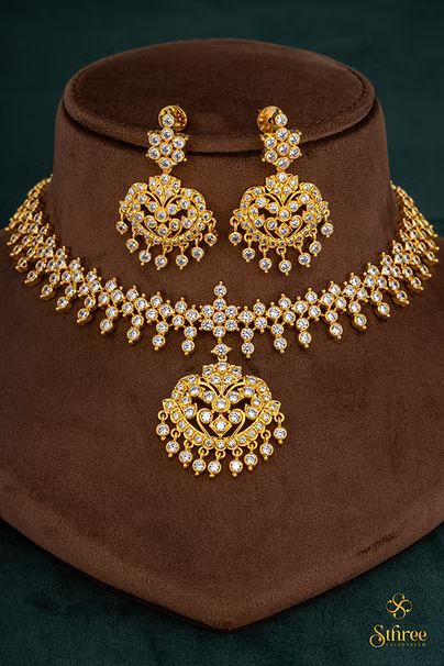 Diamond Pattern Addigai Set