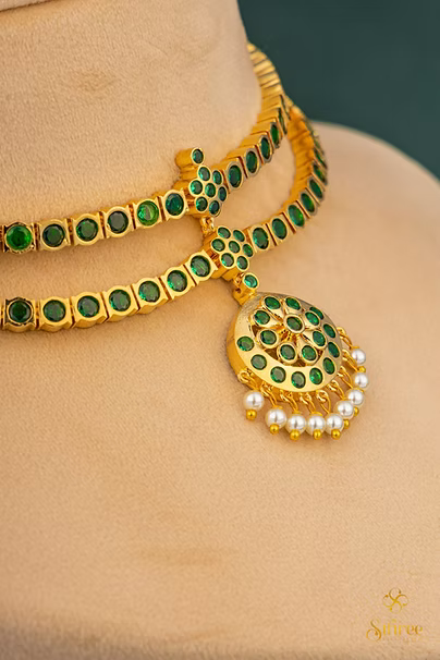 Double Addigai - Aympon - Emerald Green