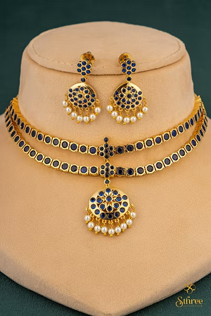 Double Addigai - Aympon - Sapphire blue