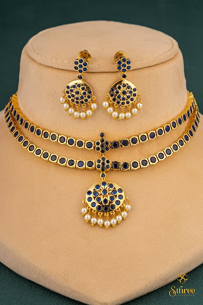 Double Addigai - Aympon - Sapphire blue