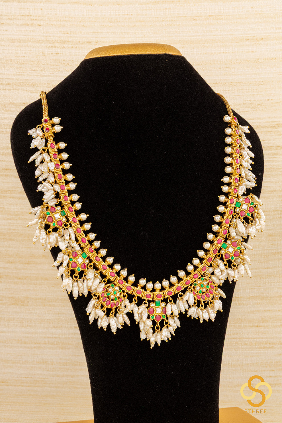 925 Silver Guttapusalu - Kemp with fresh water pearls