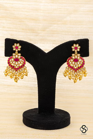 Kemp Haram with Pearls and Gold balls hanging