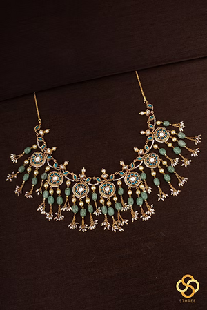 Kundan Stone Choker with Pearls set
