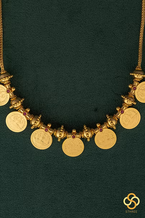Lakshmi Kasu necklace - (7 kasu pattern)