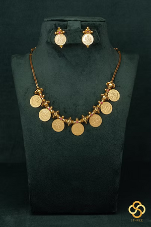 Lakshmi Kasu necklace - (7 kasu pattern)