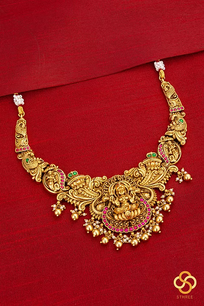 Lakshmi Nagas Pendant Necklace set