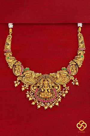 Lakshmi Nagas Pendant Necklace set