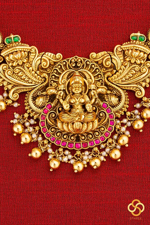 Lakshmi Nagas Pendant Necklace set